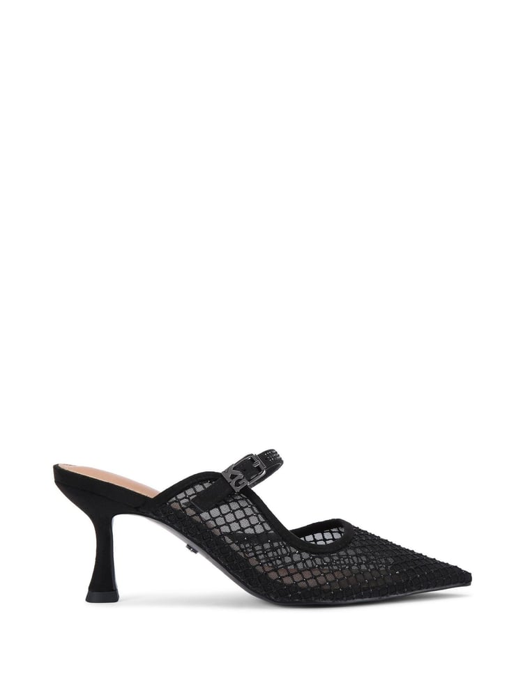 KG Kurt Geiger Chrome Aline Mule Shoes - Image 2 of 5 KG Kurt Geiger Chrome Aline Mule Shoes - Image 2 of 5