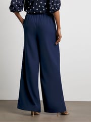 Joanna Hope Blue Wide Leg Trousers - Image 2 of 4