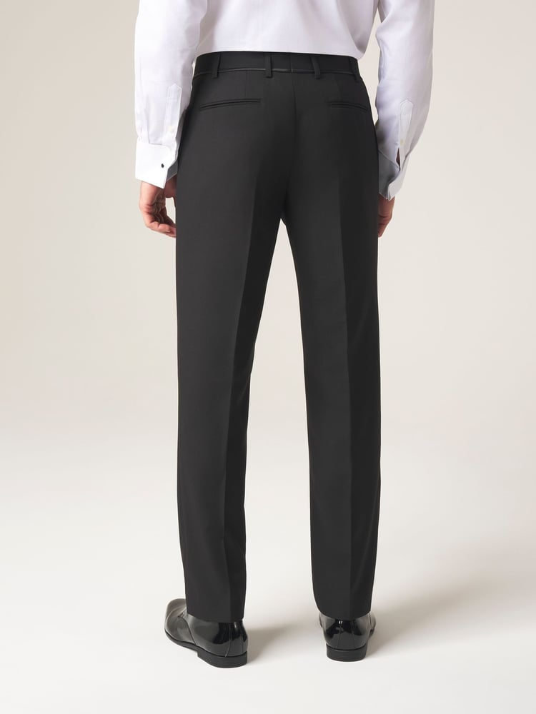 Skopes Black Tailored Fit Ronson Dinner Suit Trousers - Image 2 of 4