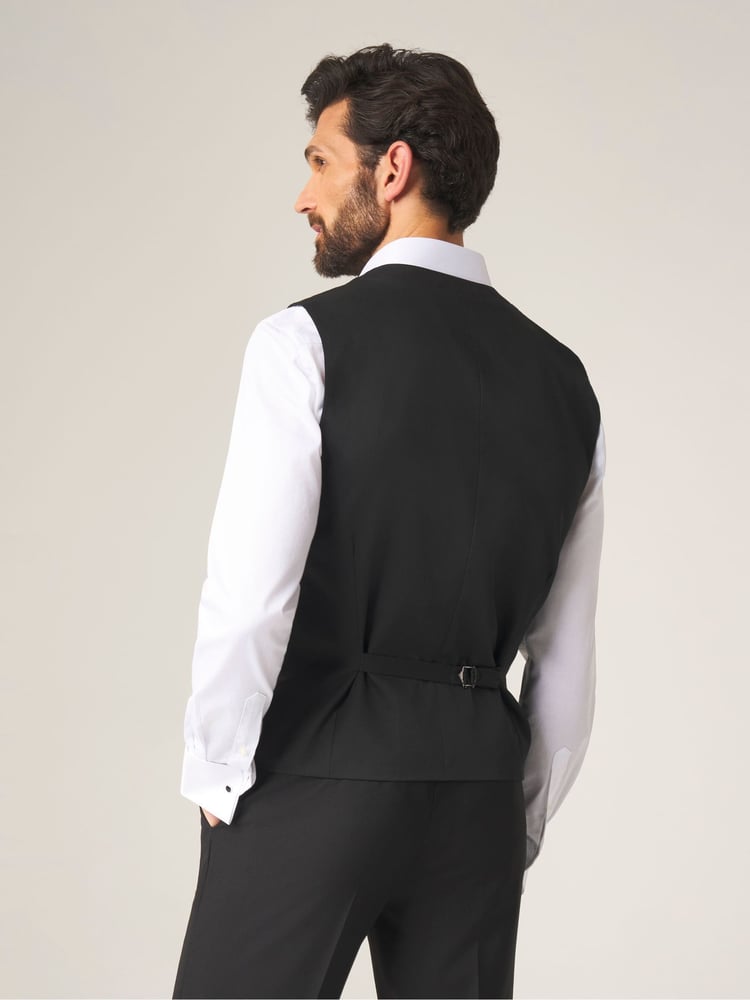 Skopes Black Single Breasted Ronson Dinner Suit Waistcoat - Image 2 of 4