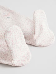 Pink 100% Cotton Frill Printed Sleepsuits 3 Pack (0-2yrs) - Image 10 of 12