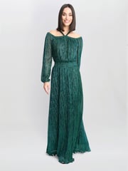 Gina Bacconi Sylvia Off The Shoulder Dress - Image 3 of 5