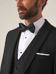 Skopes Black Tailored Fit Ronson Dinner Suit Jacket - Image 1 of 6