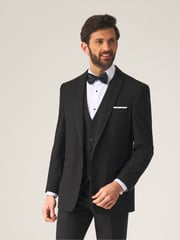 Skopes Black Tailored Fit Ronson Dinner Suit Jacket - Image 3 of 6