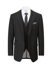 Skopes Black Tailored Fit Ronson Dinner Suit Jacket - Image 6 of 6