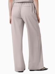 AllSaints Brown Aleida Wide Leg Trousers - Image 4 of 7