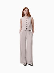AllSaints Brown Aleida Wide Leg Trousers - Image 5 of 7