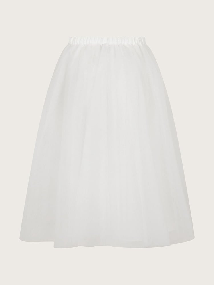 Monsoon White Anna Bridesmaid Maxi Skirt - Image 1 of 3 Monsoon White Anna Bridesmaid Maxi Skirt - Image 1 of 3