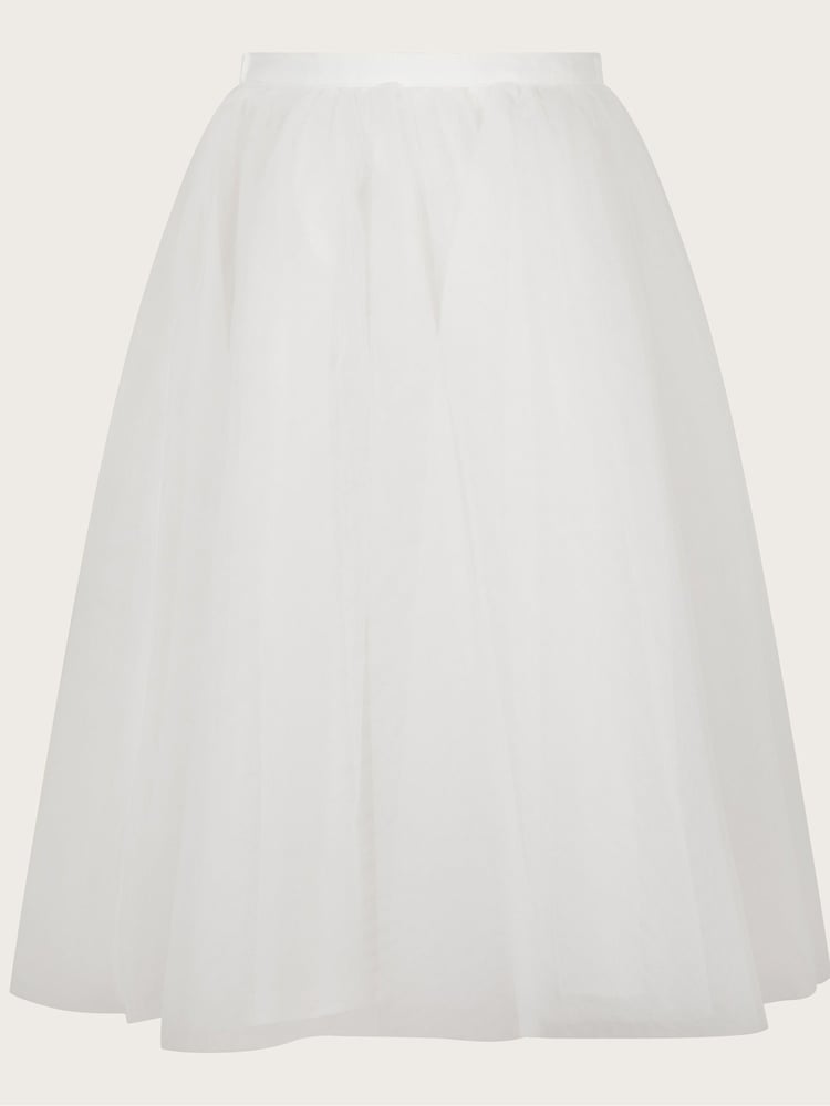 Monsoon White Anna Bridesmaid Maxi Skirt - Image 2 of 3