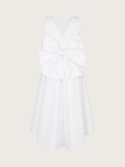 Monsoon White Oversized Sabrina Bow Communion Dress - Image 3 of 4