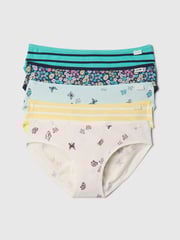 Gap White Bikini Briefs 5-Pack (4-13yrs) - Image 1 of 1