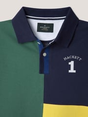 Hackett Classic Fit Heritage Piqué Polo - Image 3 of 4