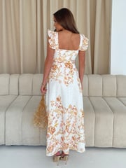 Girl In Mind White Orla Broderie Anglaise Maxi Dress - Image 4 of 7