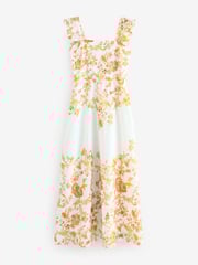 Girl In Mind White Orla Broderie Anglaise Maxi Dress - Image 7 of 7