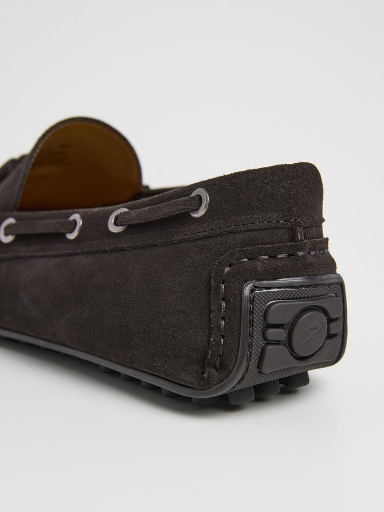 Suede Driver Loafer With Tassel - Image 6 of 6