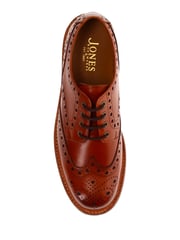 Jones Bootmaker Bushwick Goodyear Welted Leather Brown Brogues - Image 4 of 5