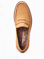 Base London Garfield Slip On Cream Loafers - Image 4 of 6