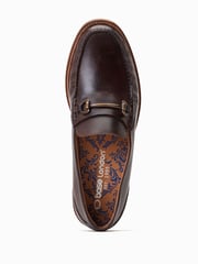 Base London Madison Slip On Brown Loafers - Image 4 of 6