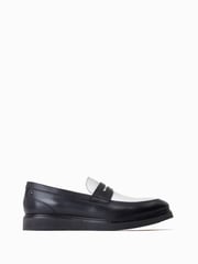 Base London Sid Slip On Black Loafers - Image 1 of 6