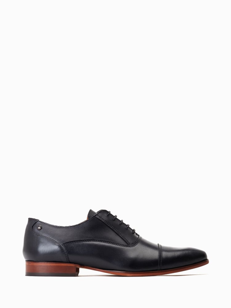 Base London Angelo Lace-Up Toe Cap Oxford Shoes - Image 1 of 6