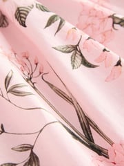 Pink Floral Print Prom Dress (3-12yrs) - Image 6 of 6