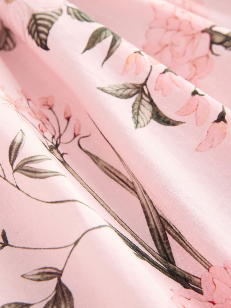 Pink Floral Print Prom Dress (3-12yrs) - Image 6 of 6