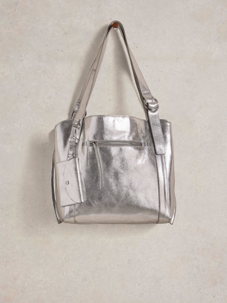 White Stuff Silver Hannah Leather Tote - Image 1 of 5