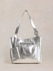 White Stuff Silver Hannah Leather Tote - Image 2 of 5