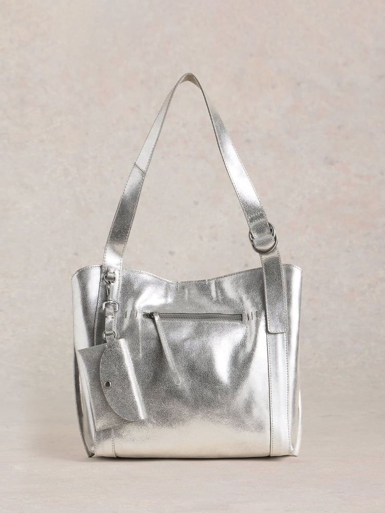 White Stuff Silver Hannah Leather Tote - Image 2 of 5
