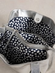 White Stuff Silver Hannah Leather Tote - Image 5 of 5