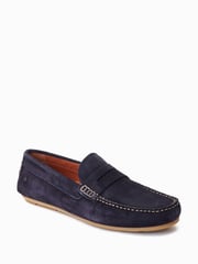 Base London Blue Collins Slip-On Loafers - Image 3 of 6