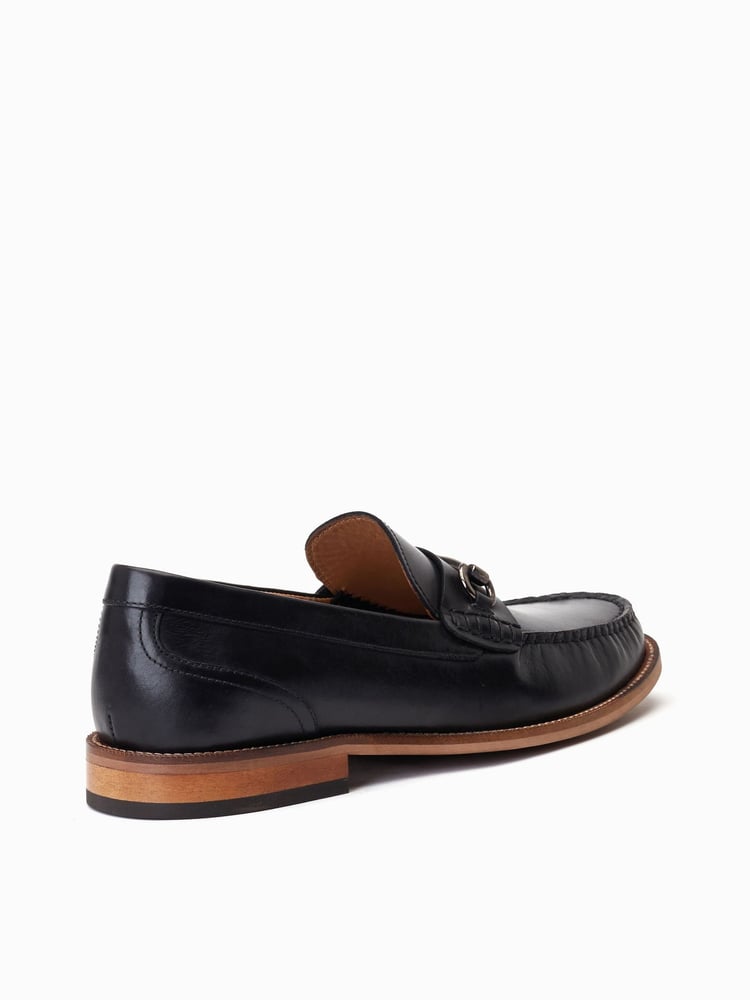 Base London Madison Slip-On Black Loafers - Image 2 of 6