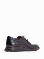 Base London Wing Lace-Up Derby Black Shoes - Image 3 of 6