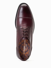 Base London Wing Lace-Up Derby Black Shoes - Image 4 of 6