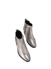 Carvela Silver Metalic Secil Boots - Image 4 of 5