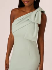Adrianna Papell Stretch Crepe Long Dress - Image 4 of 7