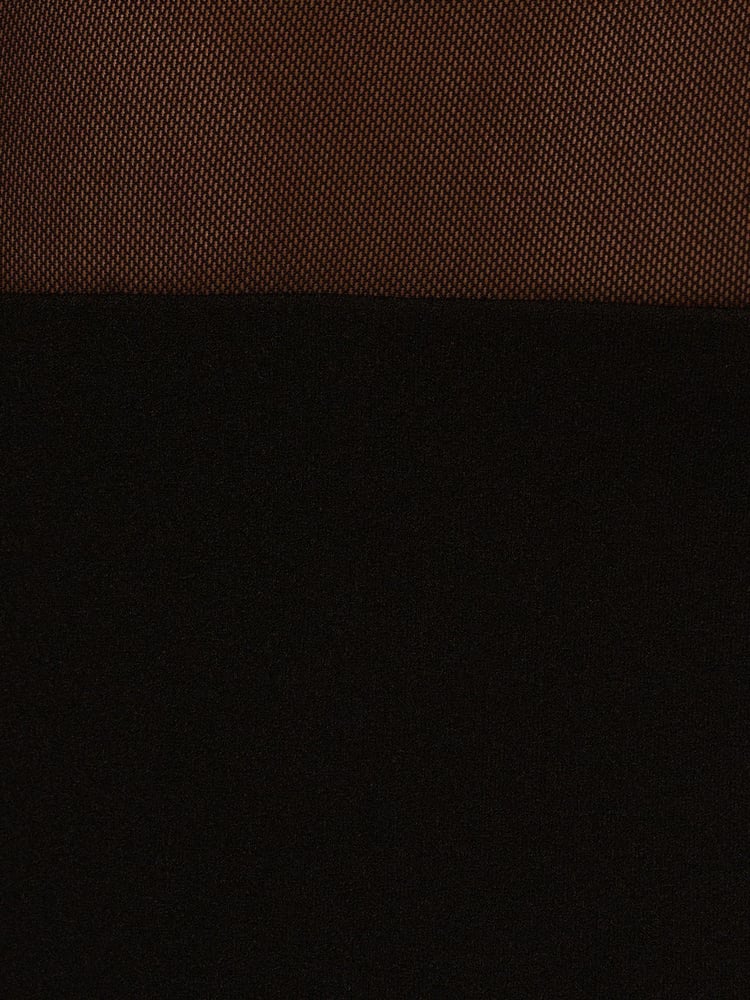 Adrianna by Adrianna Papell Knit Crepe Column Long Black Dress - Image 7 of 7