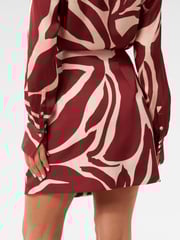 Forever New Brown Harvey Wrap Mini Skirt - Image 2 of 5