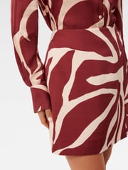 Forever New Brown Harvey Wrap Mini Skirt - Image 3 of 5