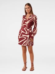 Forever New Brown Harvey Wrap Mini Skirt - Image 5 of 5