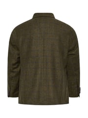 BadRhino Big & Tall Brown Tweed Checked Suit Jacket - Image 6 of 7
