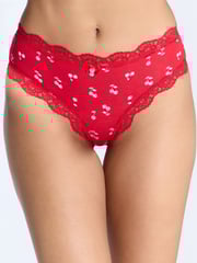 Boux Avenue Multicoloured Heart Cherry Print Brazilian 5 Pack - Image 2 of 3