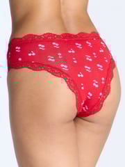 Boux Avenue Multicoloured Heart Cherry Print Brazilian 5 Pack - Image 3 of 3