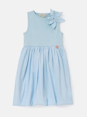 Angel & Rocket Blue Bubble Hem Corsage Dress - Image 4 of 6