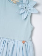 Angel & Rocket Blue Bubble Hem Corsage Dress - Image 6 of 6