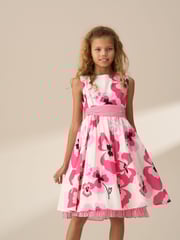 Angel & Rocket Pink Bella Printed Dress - Image 1 of 7