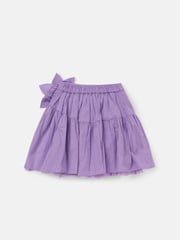 Angel & Rocket Purple Roxie Corsage Woven 100% Cotton Skirt - Image 6 of 7