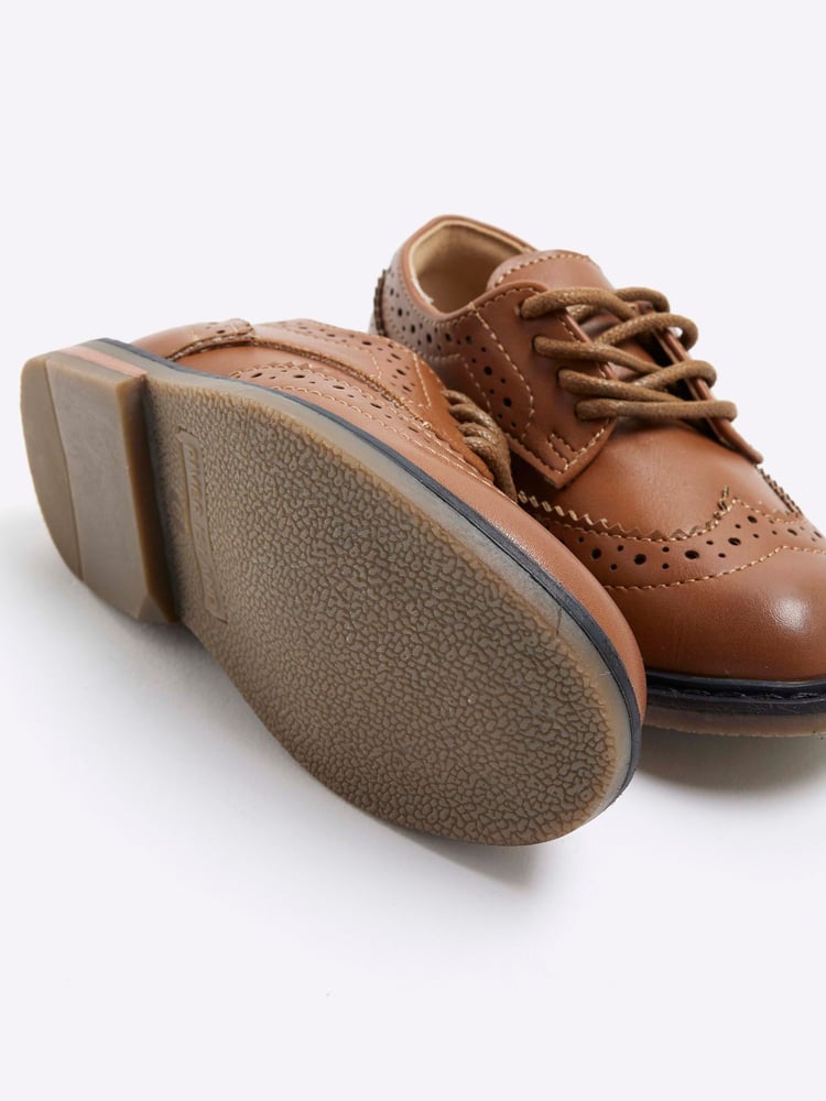 River Island Brown Boys Brogue Shoes - Image 5 of 5 River Island Brown Boys Brogue Shoes - Image 5 of 5