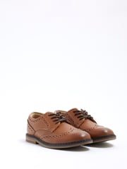 River Island Brown Boys Brogue Shoes - Image 2 of 5