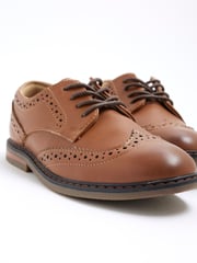 River Island Brown Boys Brogue Shoes - Image 4 of 5